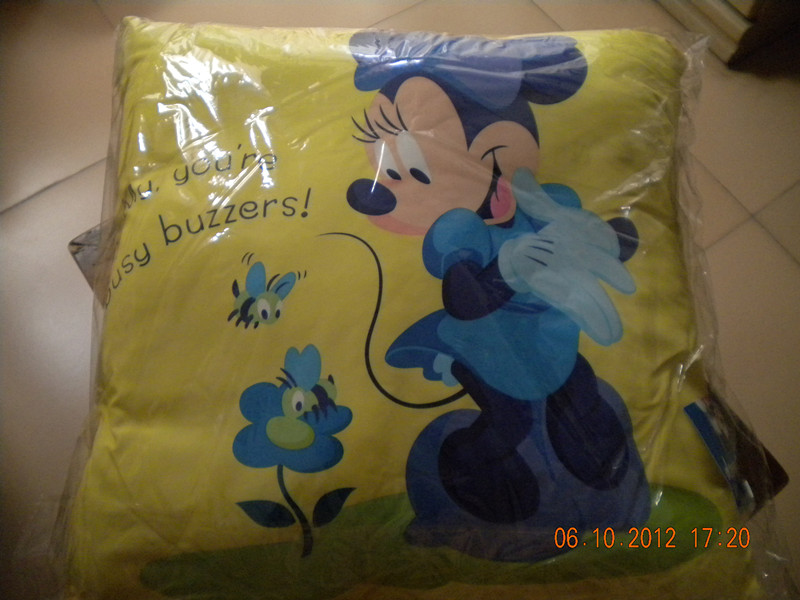 从香港迪士尼买回来的全新抱枕